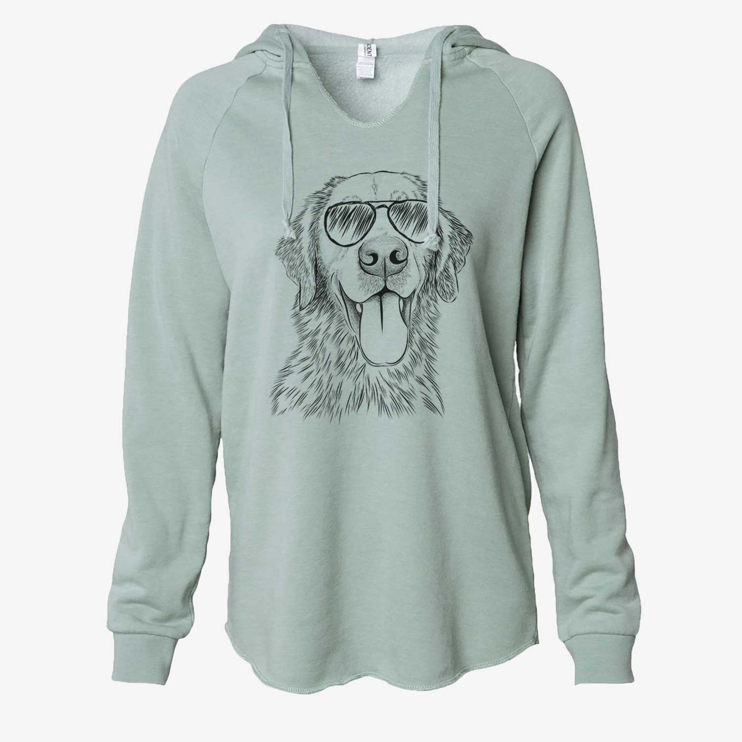 Oliver the Golden Retriever - Cali Wave Hooded Sweatshirt