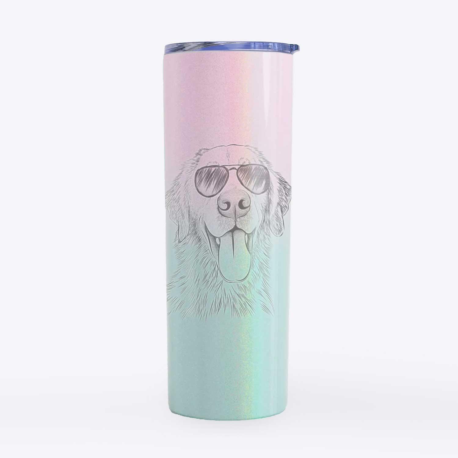 Oliver Tredup the Golden Retriever - 20oz Skinny Tumbler