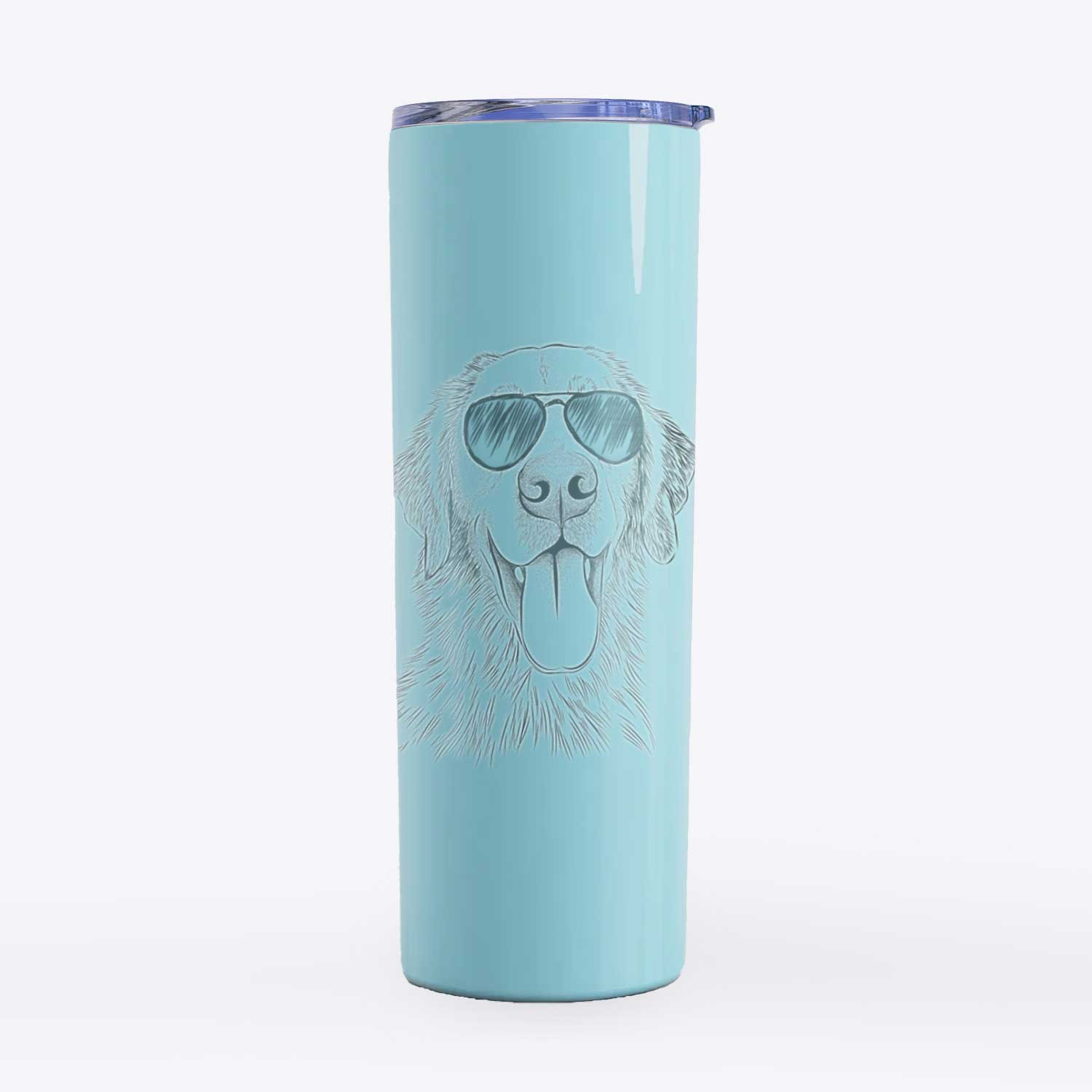 Oliver Tredup the Golden Retriever - 20oz Skinny Tumbler