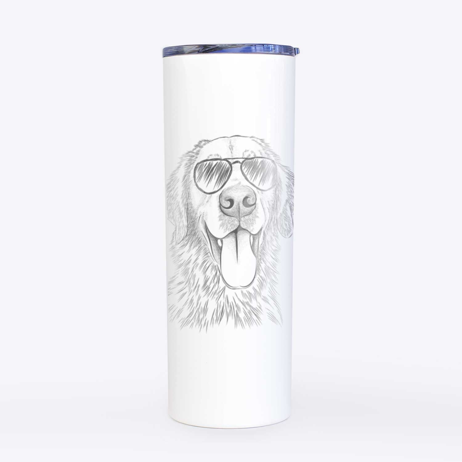 Oliver Tredup the Golden Retriever - 20oz Skinny Tumbler