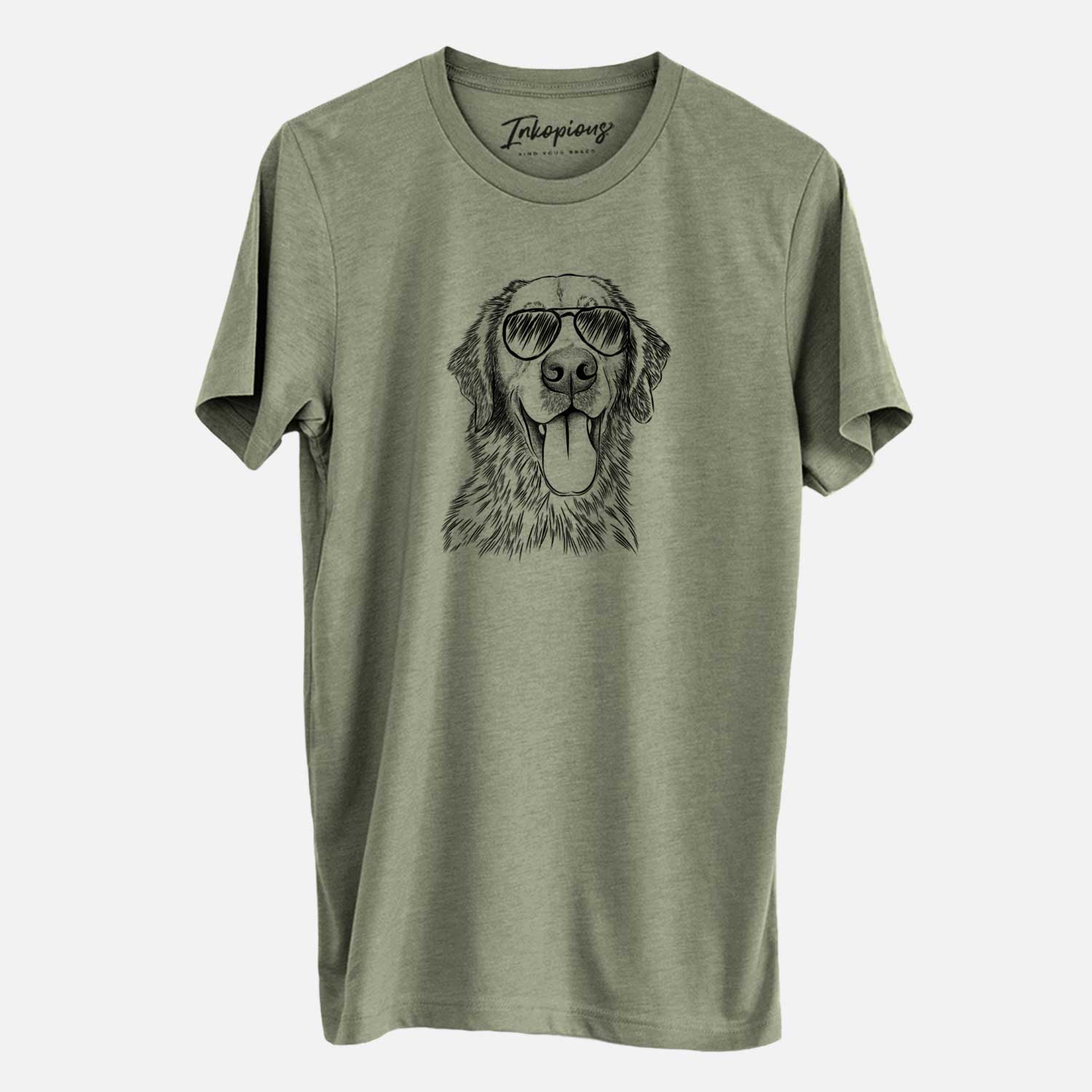 Aviator Oliver Tredup the Golden Retriever - Unisex Crewneck