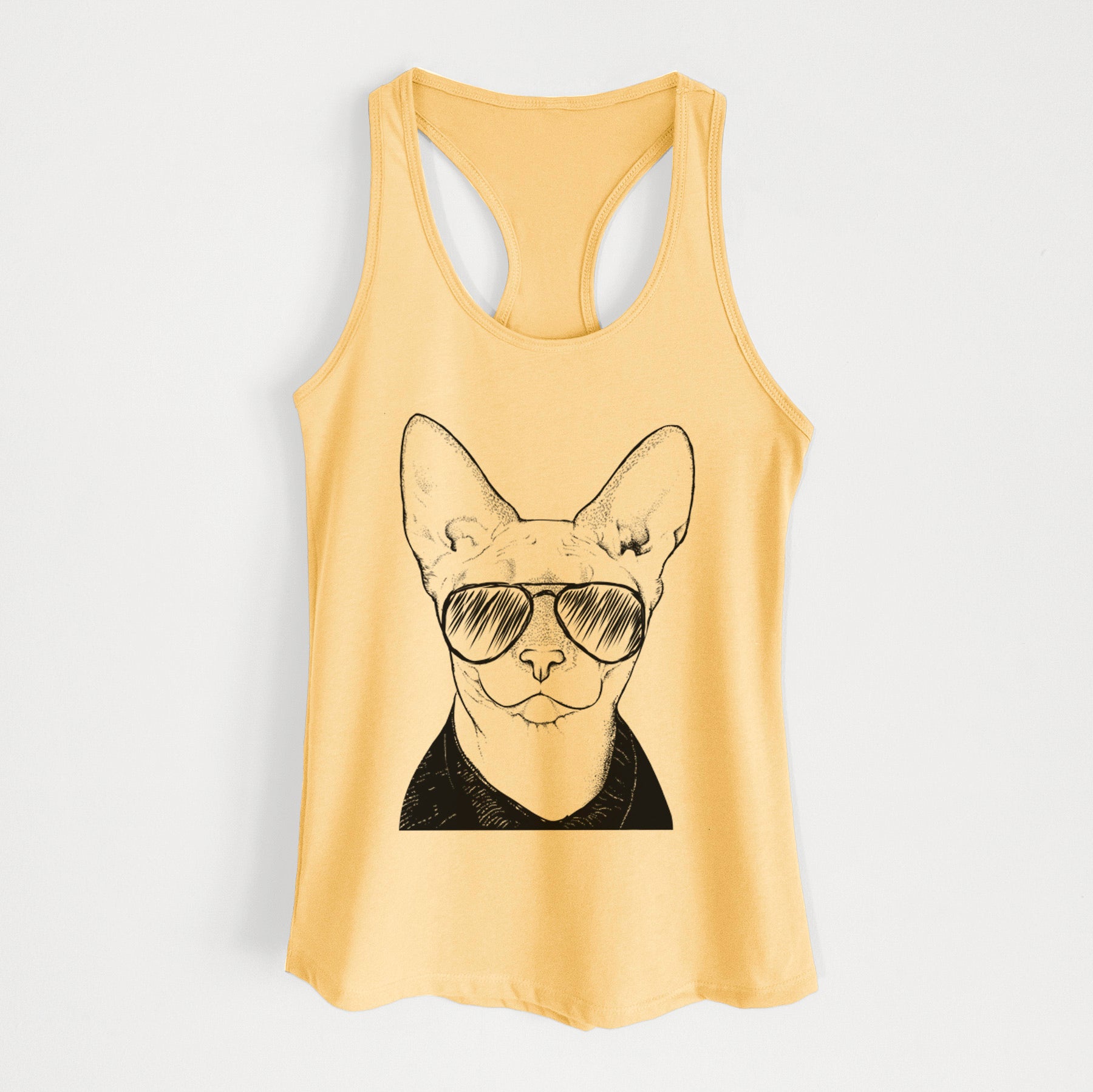 Oliver Watson the Sphynx Cat - Women's Racerback Tanktop