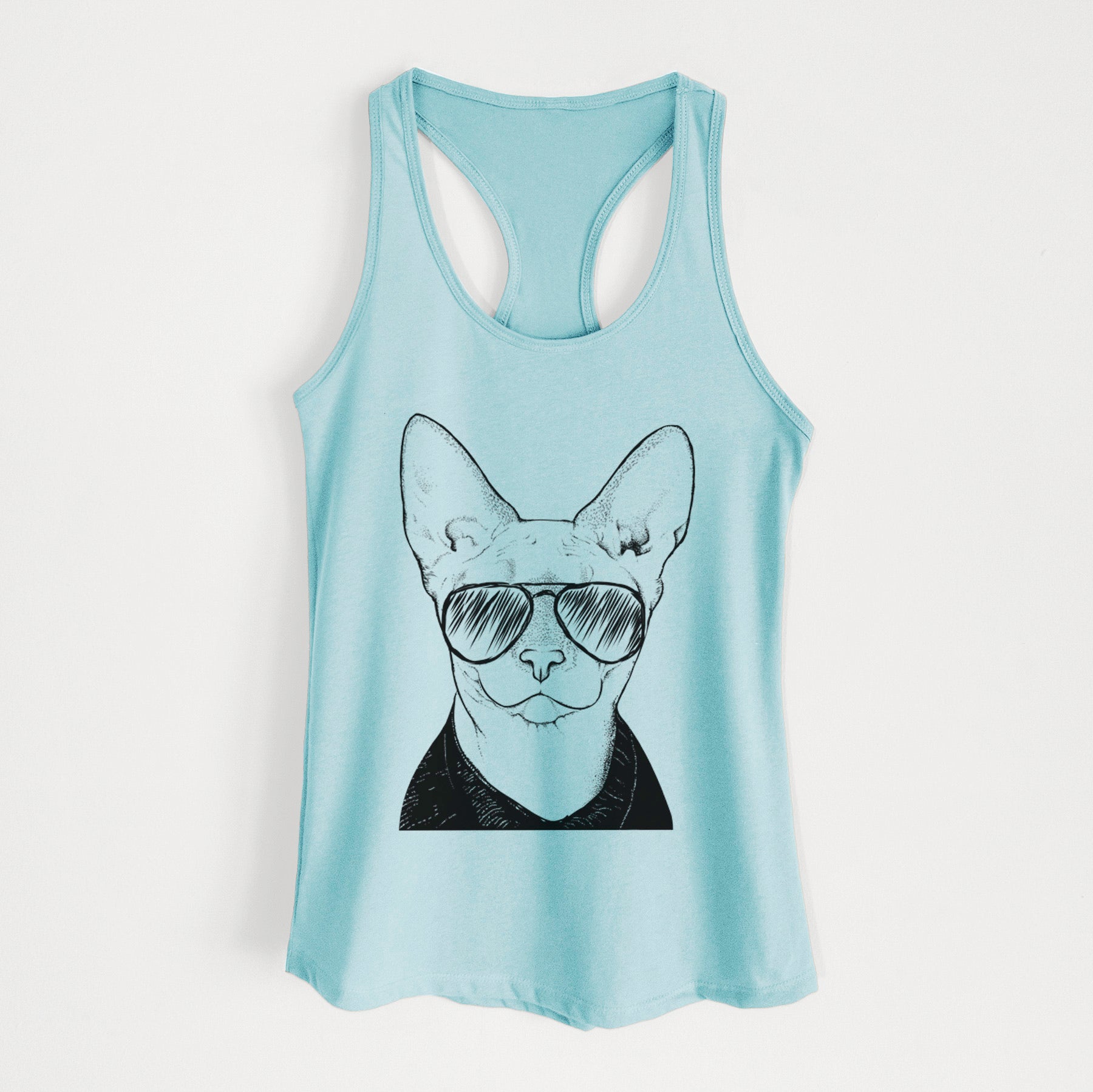 Oliver Watson the Sphynx Cat - Women's Racerback Tanktop