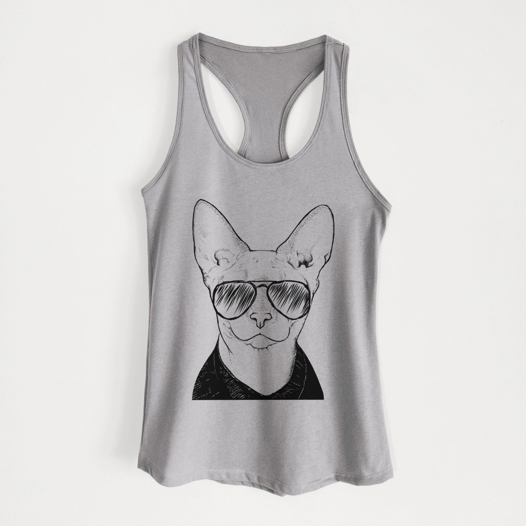 Oliver Watson the Sphynx Cat - Women's Racerback Tanktop