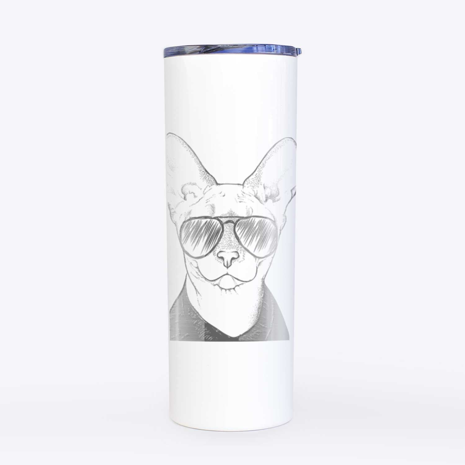 Oliver Watson the Sphynx Cat - 20oz Skinny Tumbler