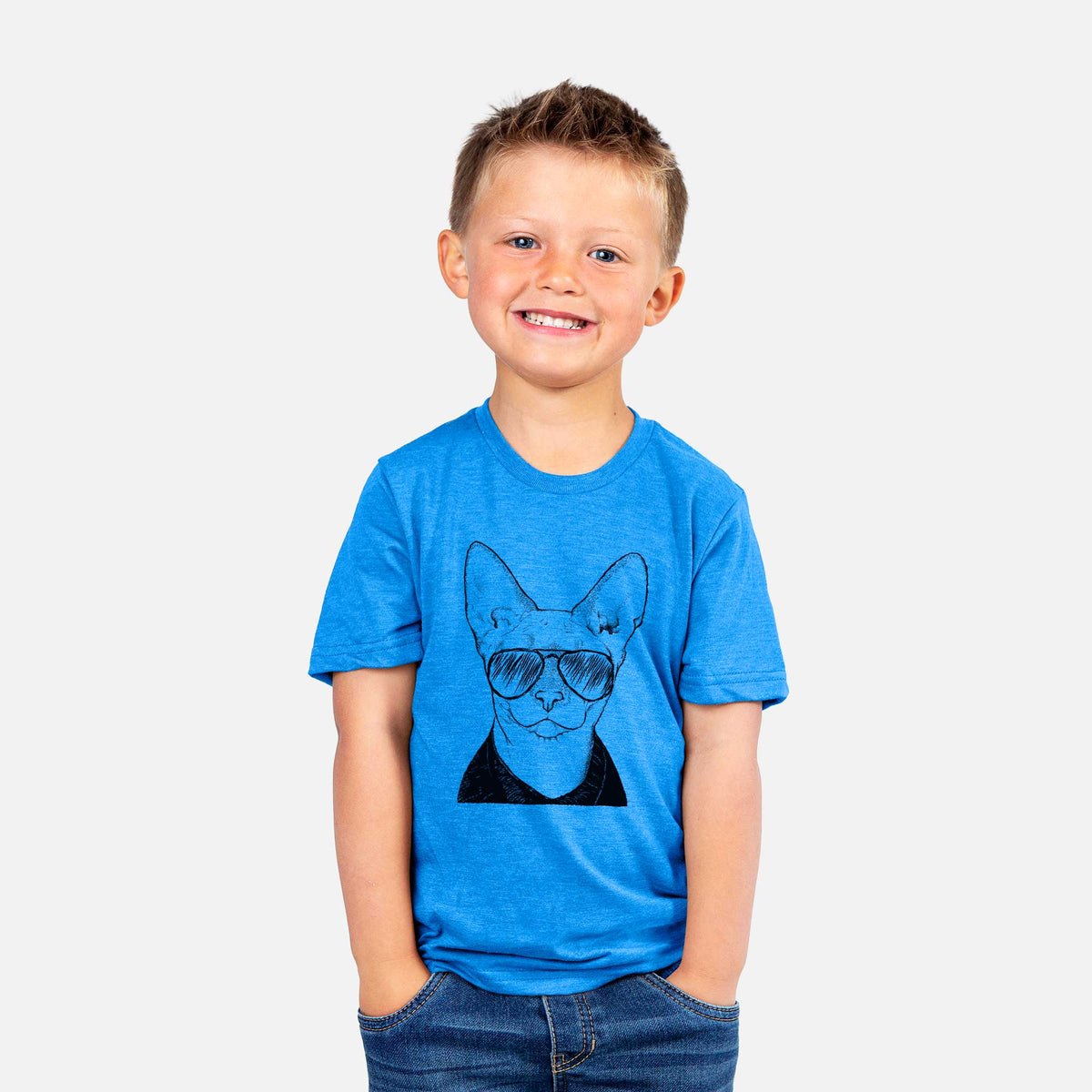 Aviator Oliver Watson the Sphynx Cat - Kids/Youth/Toddler Shirt