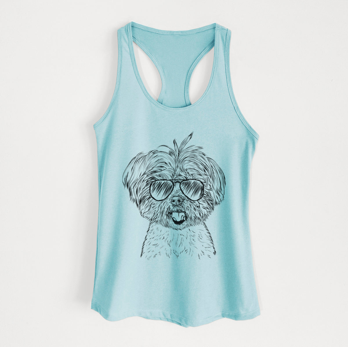 Oliver the Yorkie Mix - Women's Racerback Tanktop