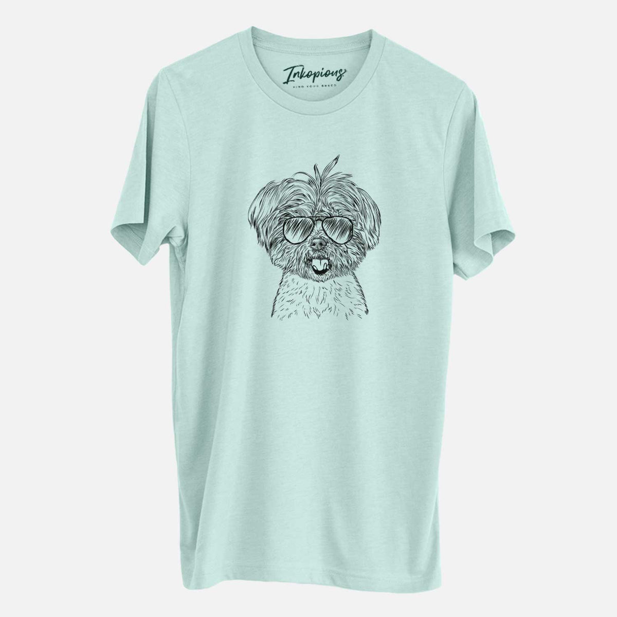 Aviator Oliver the Yorkie Mix - Unisex Crewneck