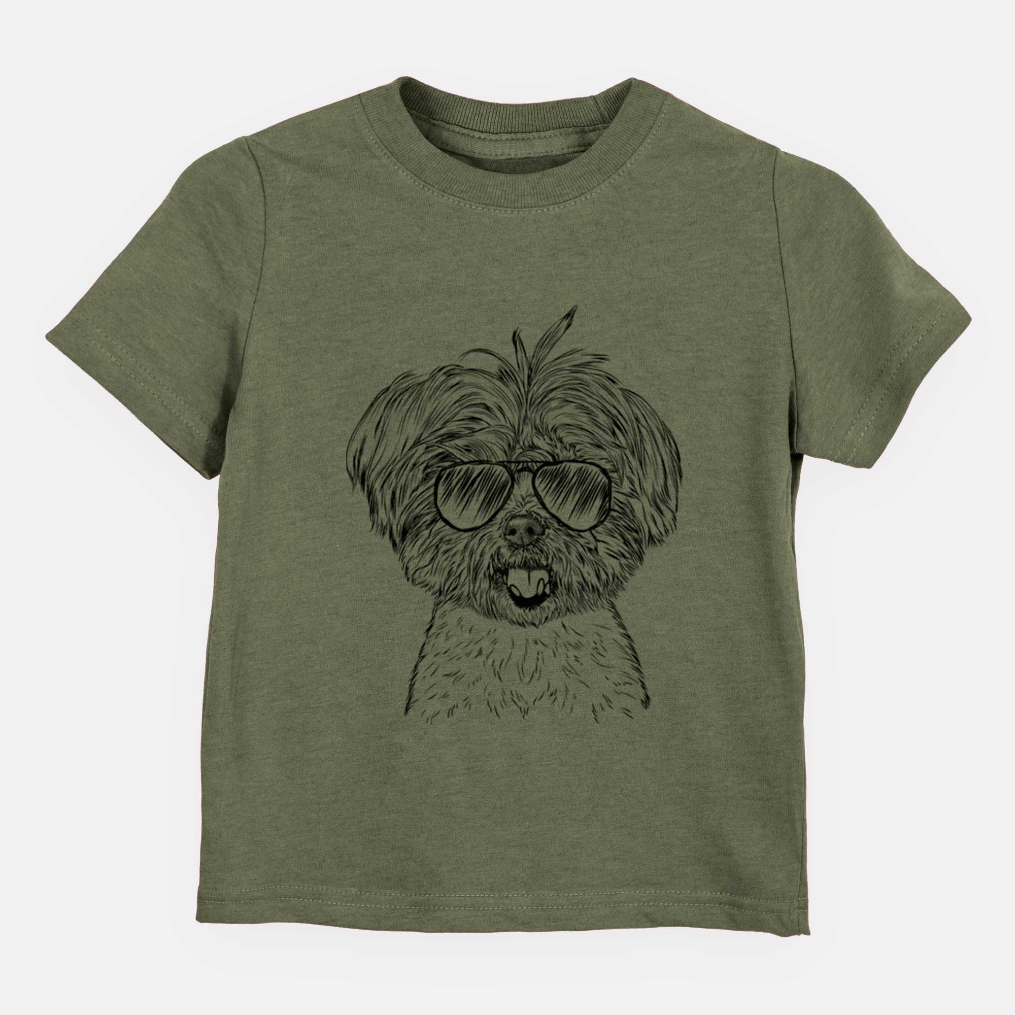 Aviator Oliver the Yorkie Mix - Kids/Youth/Toddler Shirt