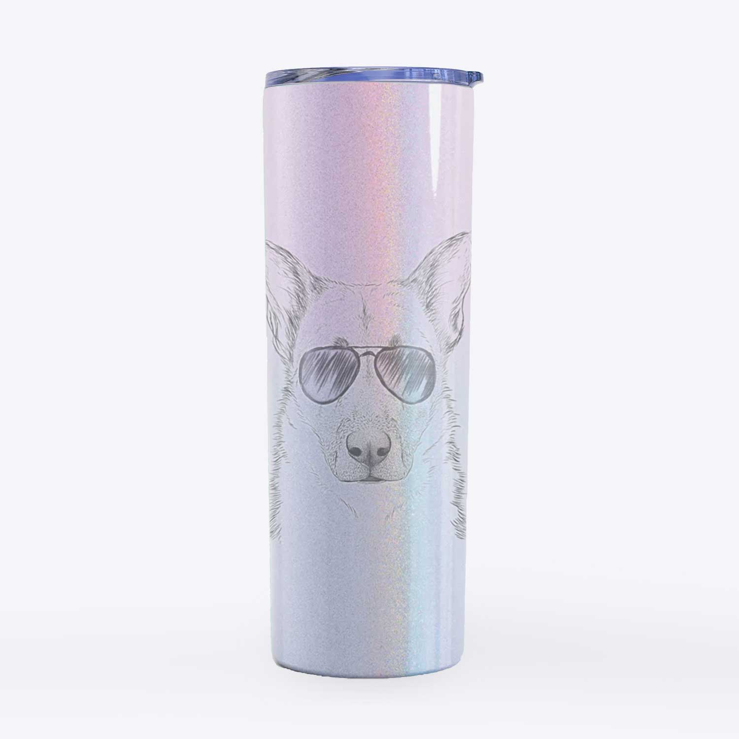 Oliverno the German Shepherd - 20oz Skinny Tumbler