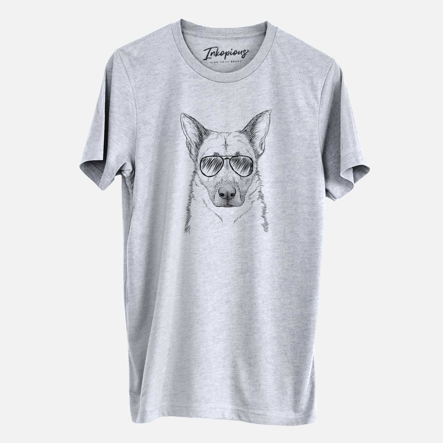 Aviator Oliverno the German Shepherd - Unisex Crewneck