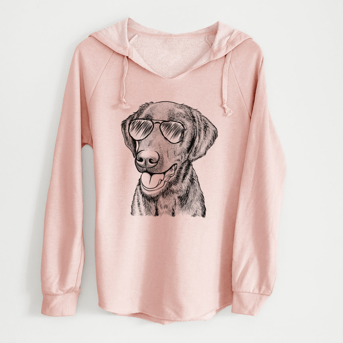 Aviator Onyx the Labrador Retriever - Cali Wave Hooded Sweatshirt