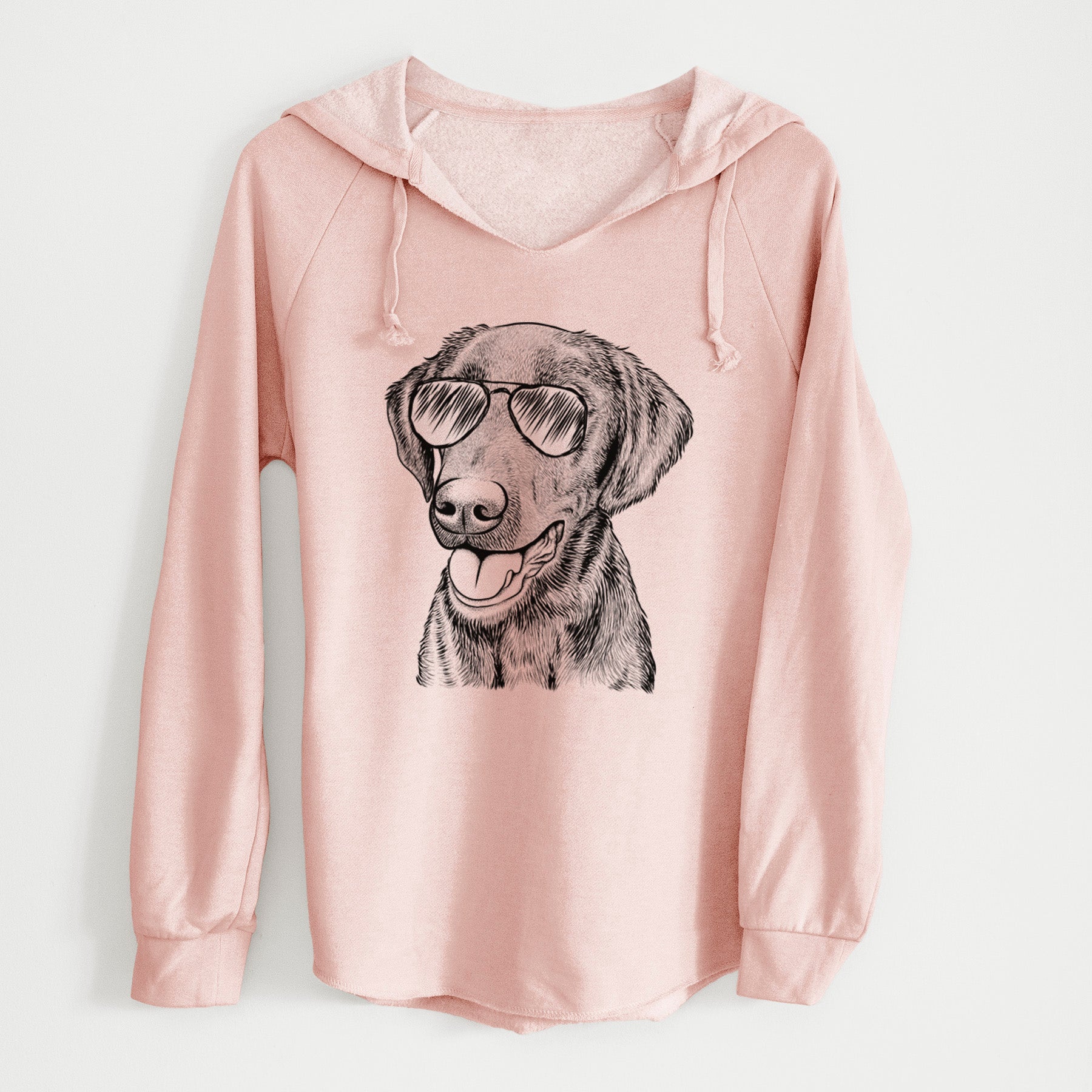 Aviator Onyx the Labrador Retriever - Cali Wave Hooded Sweatshirt