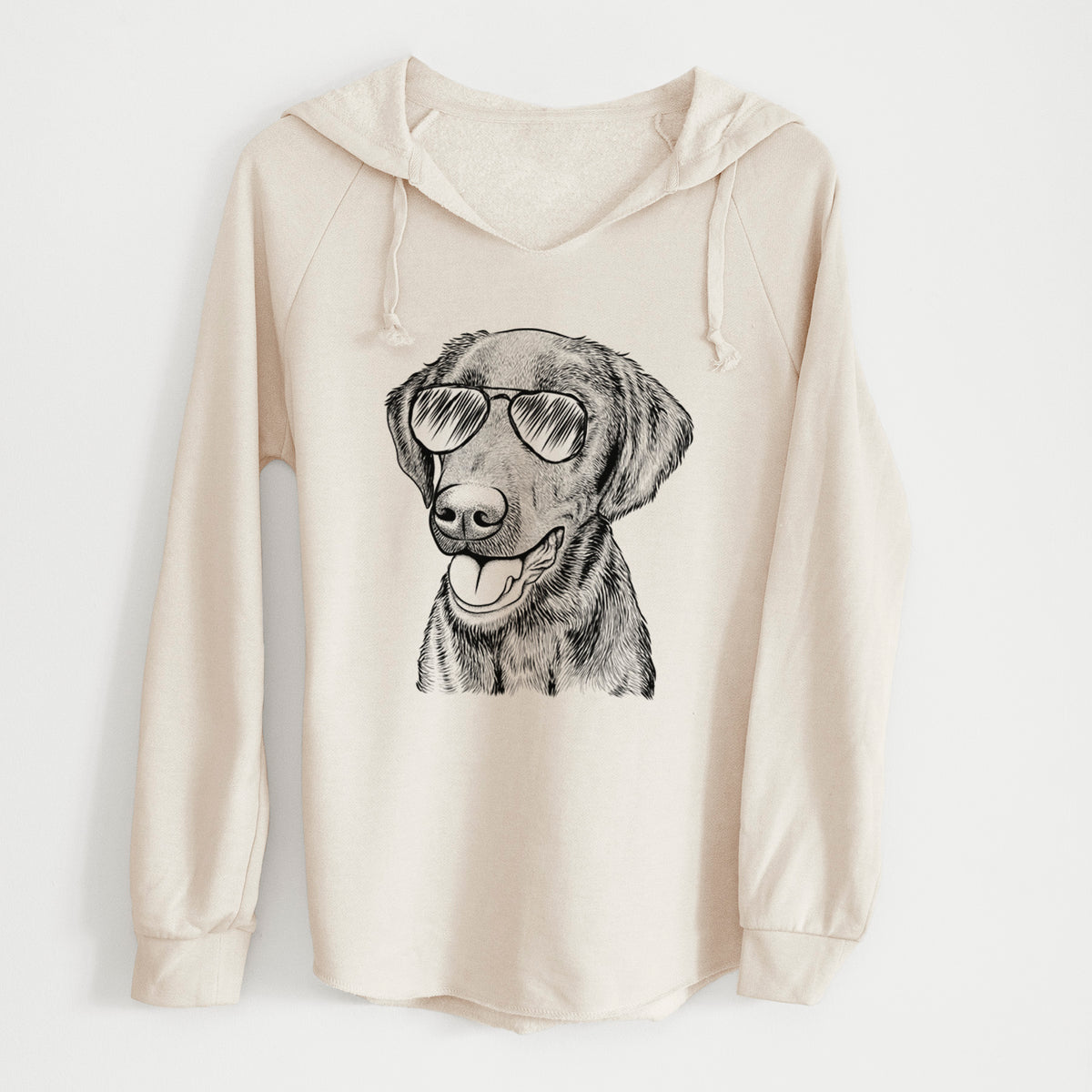 Aviator Onyx the Labrador Retriever - Cali Wave Hooded Sweatshirt