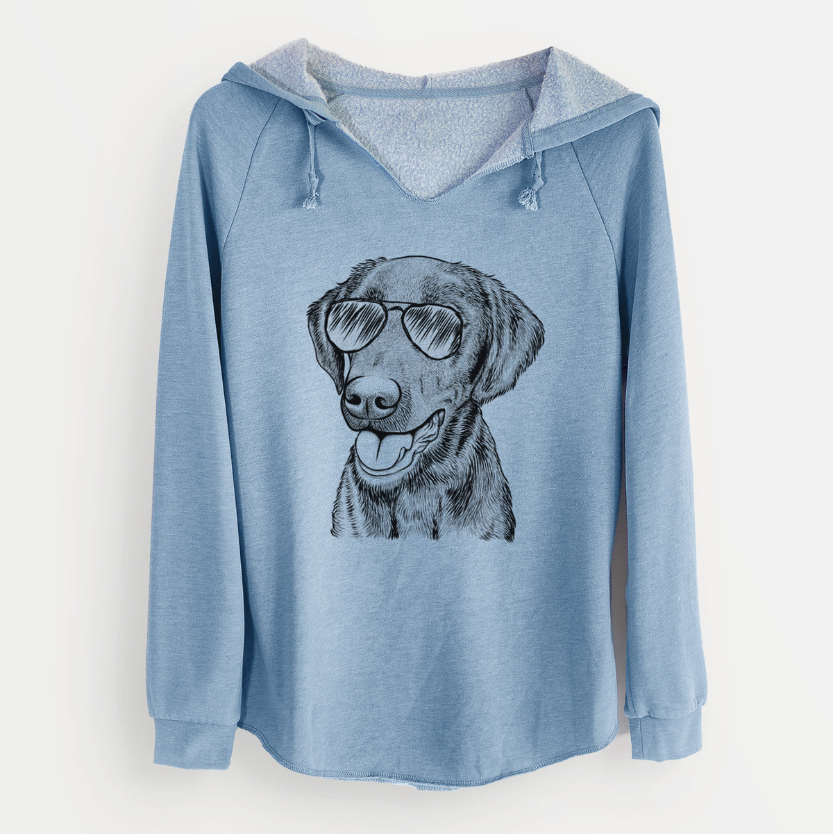 Aviator Onyx the Labrador Retriever - Cali Wave Hooded Sweatshirt