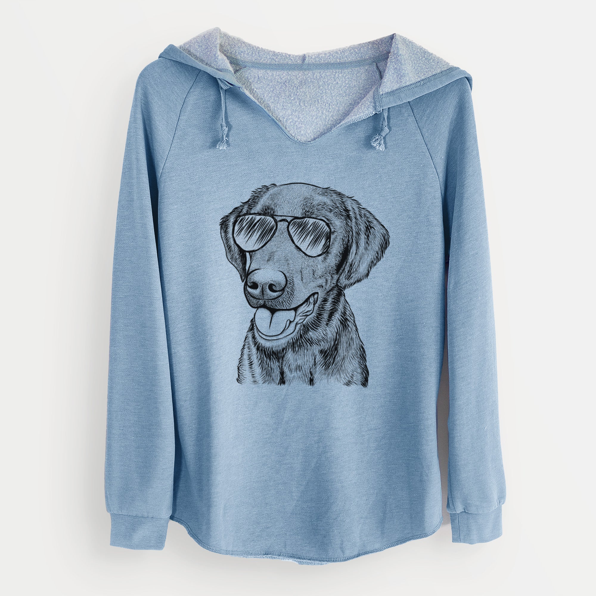 Aviator Onyx the Labrador Retriever - Cali Wave Hooded Sweatshirt