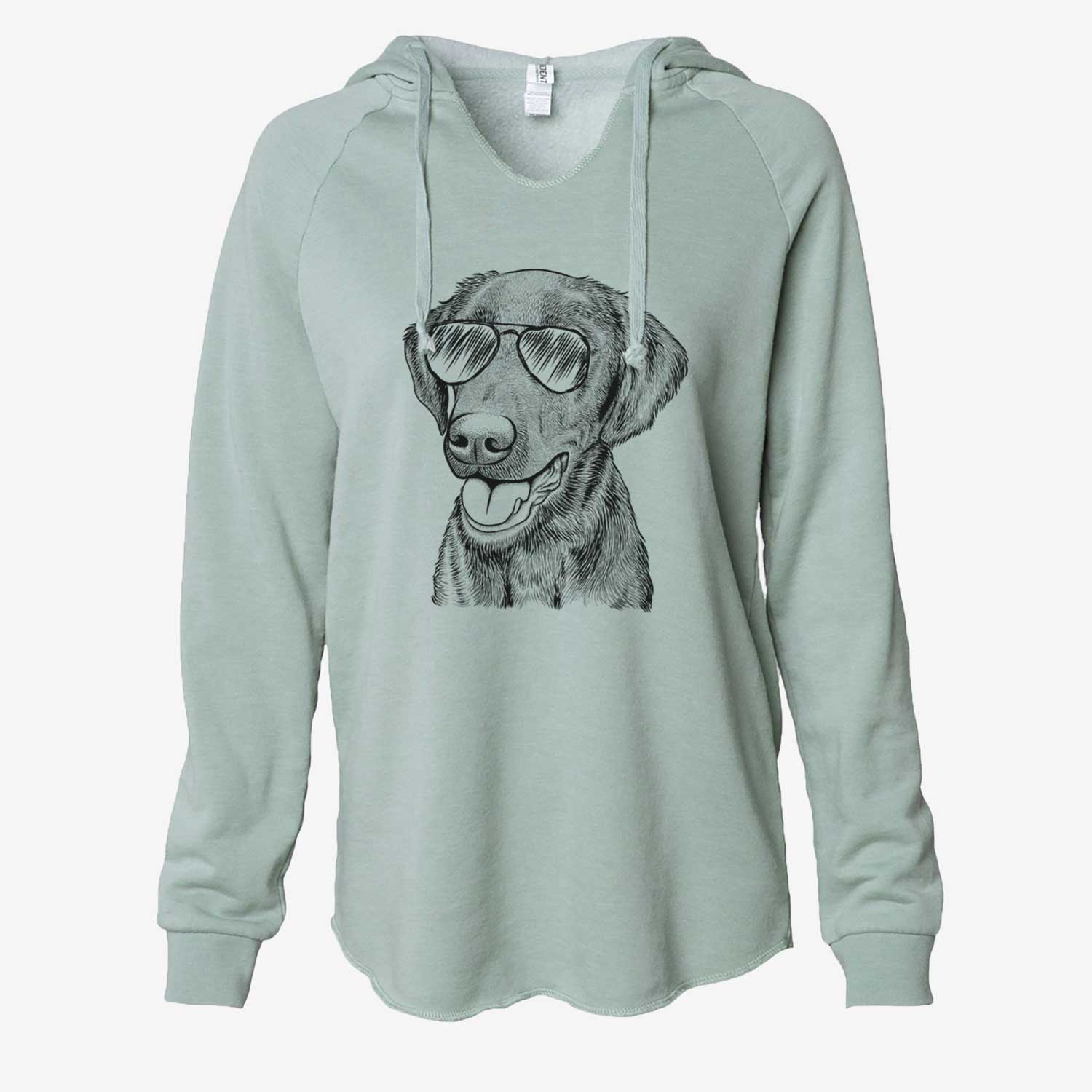 Onyx the Labrador Retriever - Cali Wave Hooded Sweatshirt