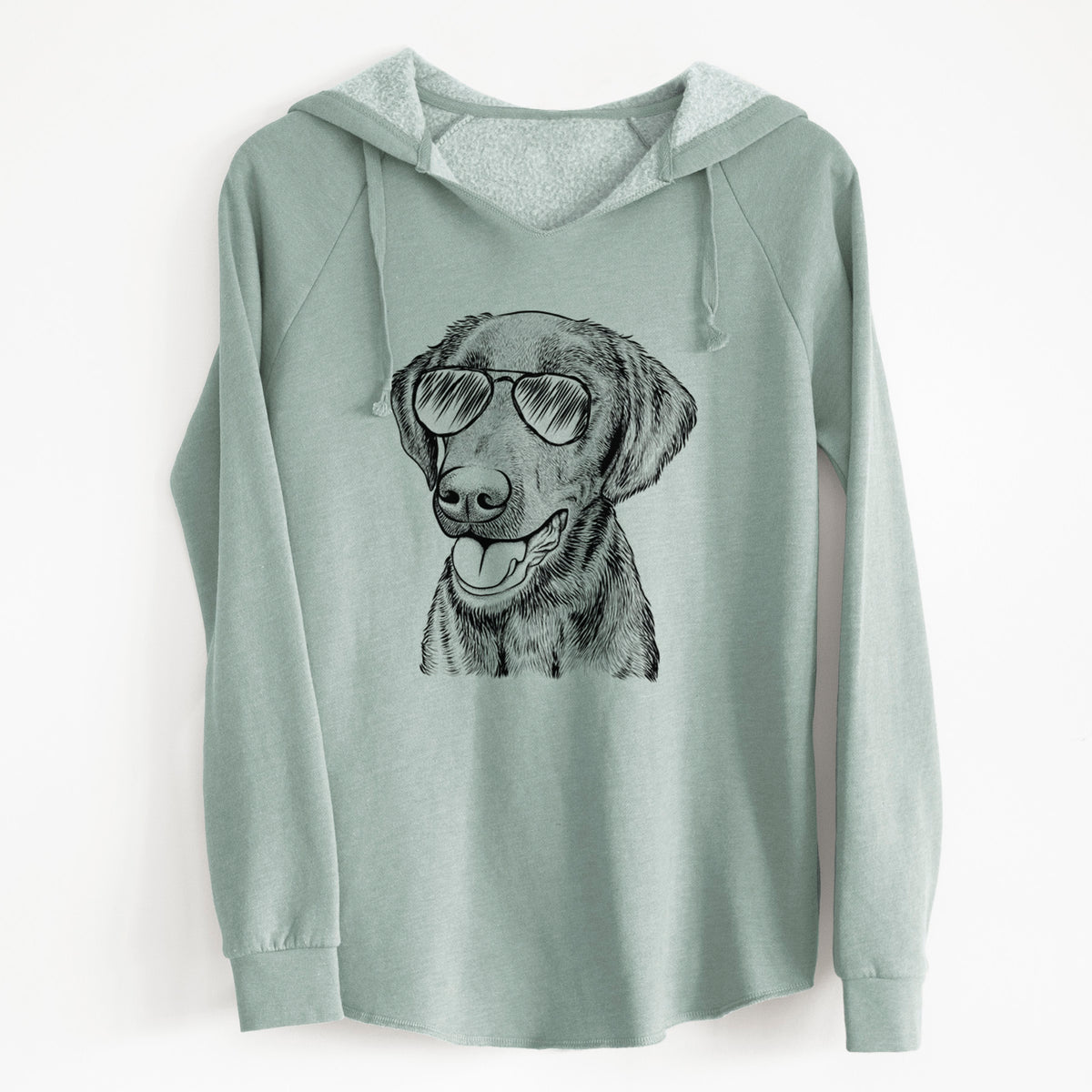 Aviator Onyx the Labrador Retriever - Cali Wave Hooded Sweatshirt