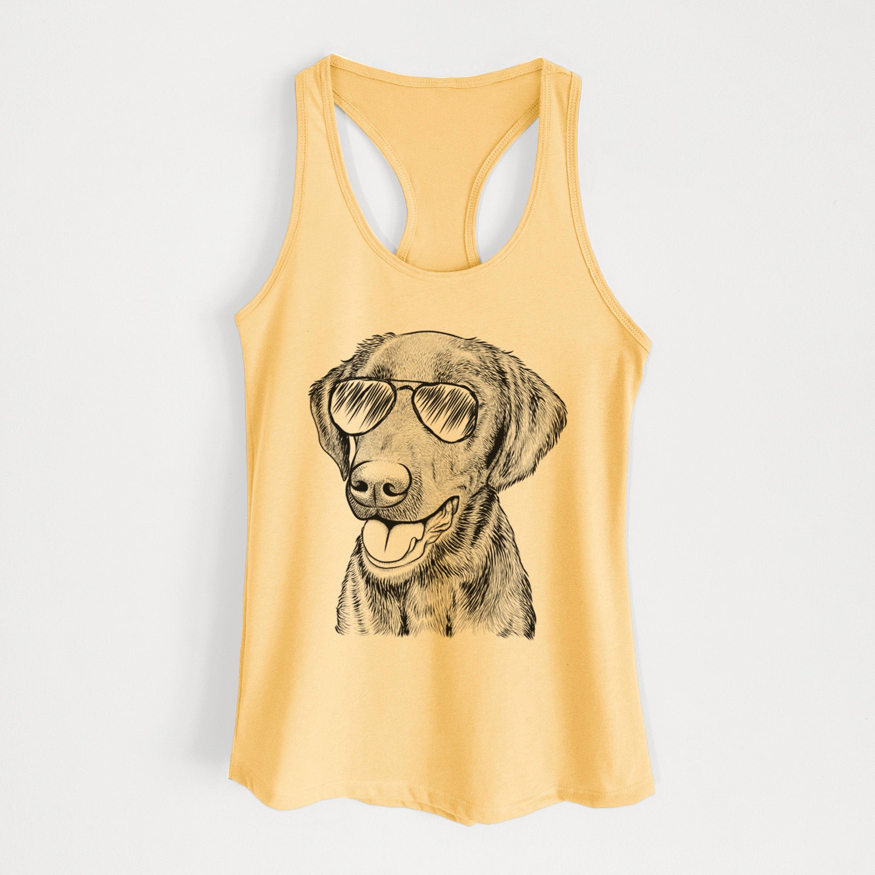 Onyx the Labrador Retriever - Women's Racerback Tanktop