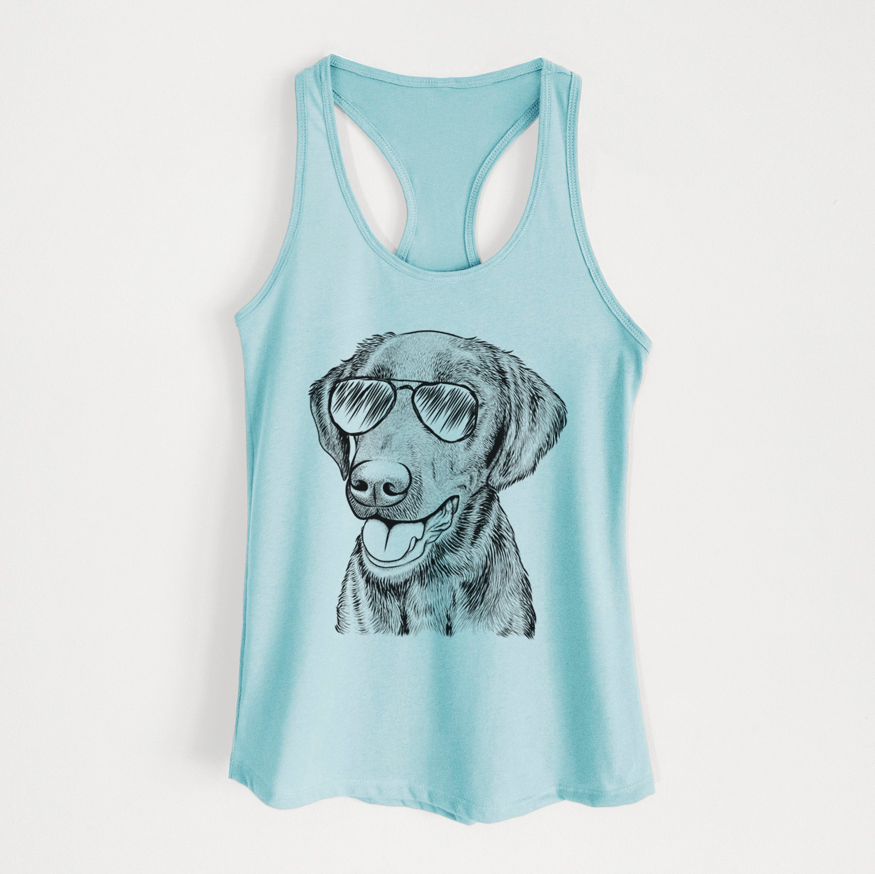 Onyx the Labrador Retriever - Women's Racerback Tanktop