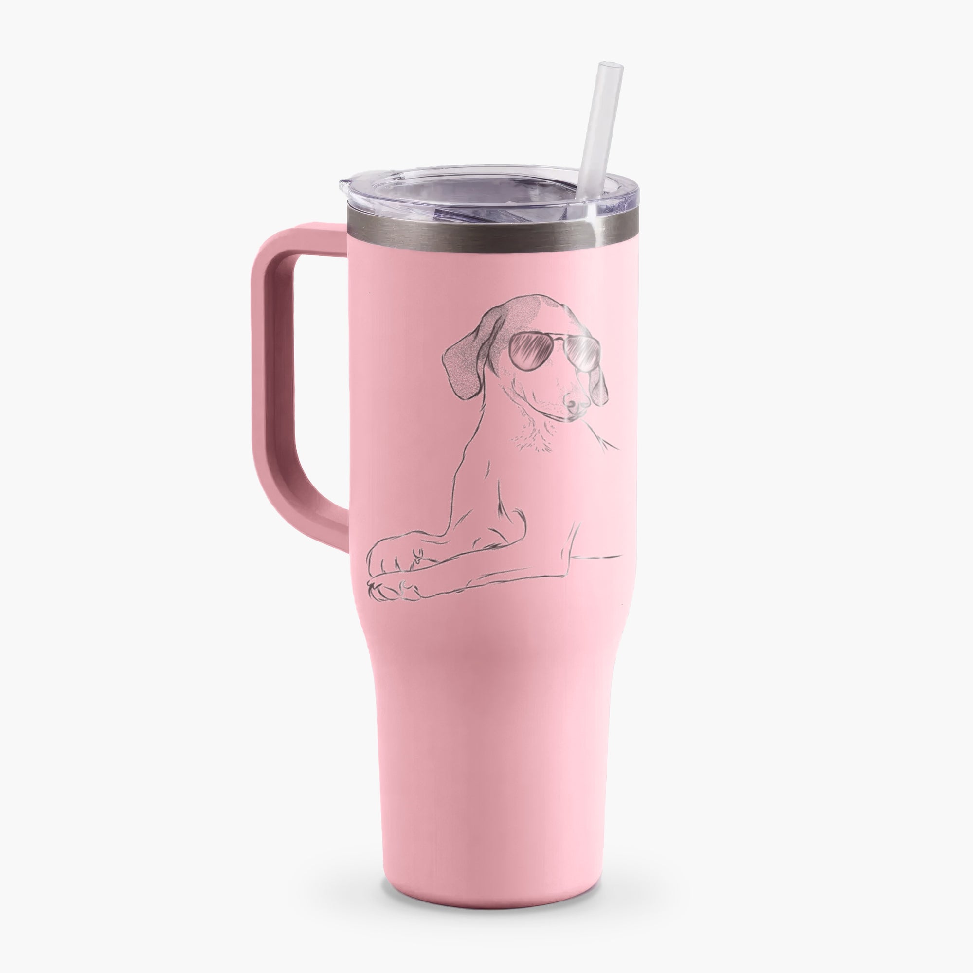 Opie the Foxhound - 40oz Tumbler with Handle