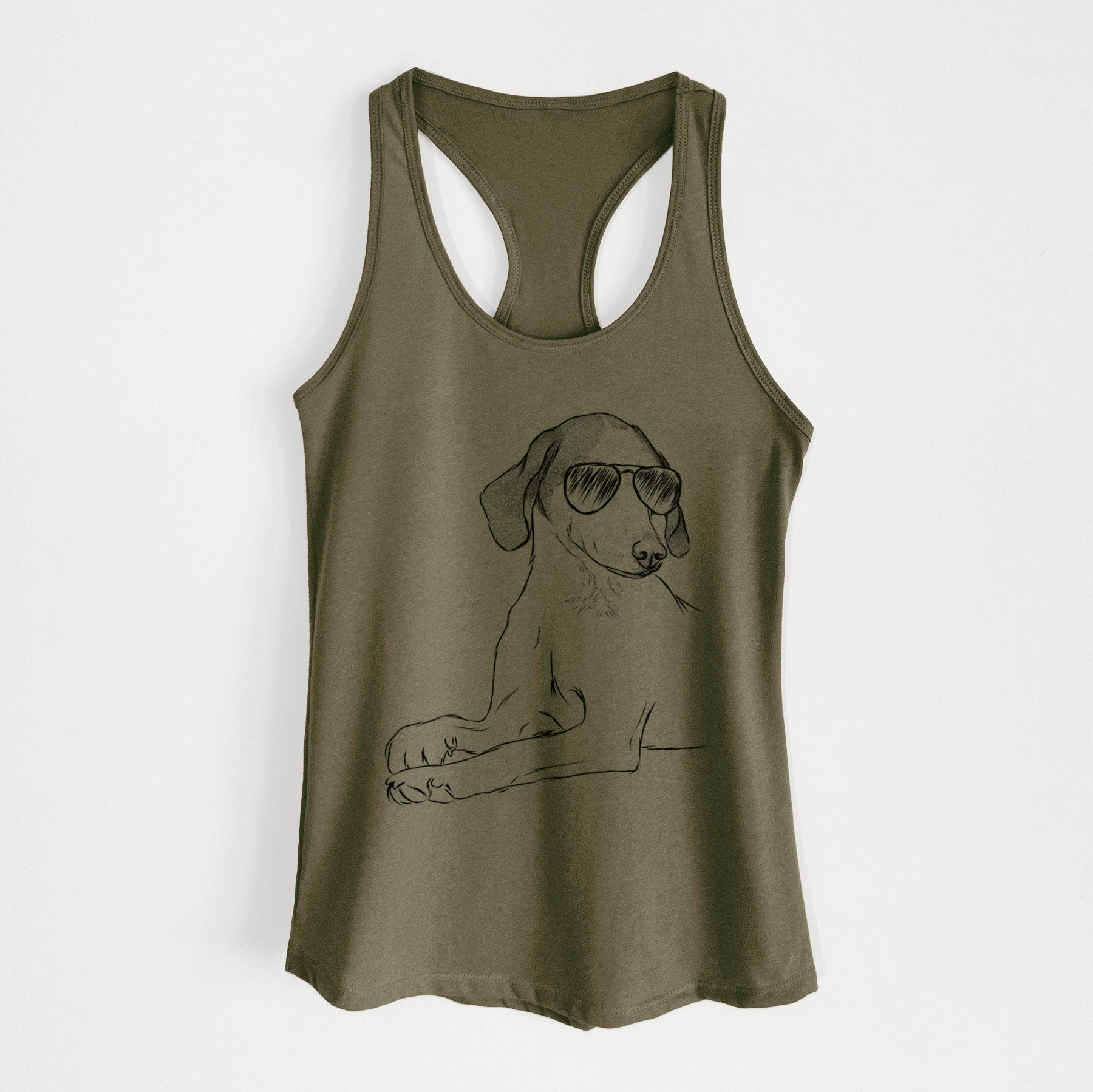 Opie the Foxhound - Women's Racerback Tanktop