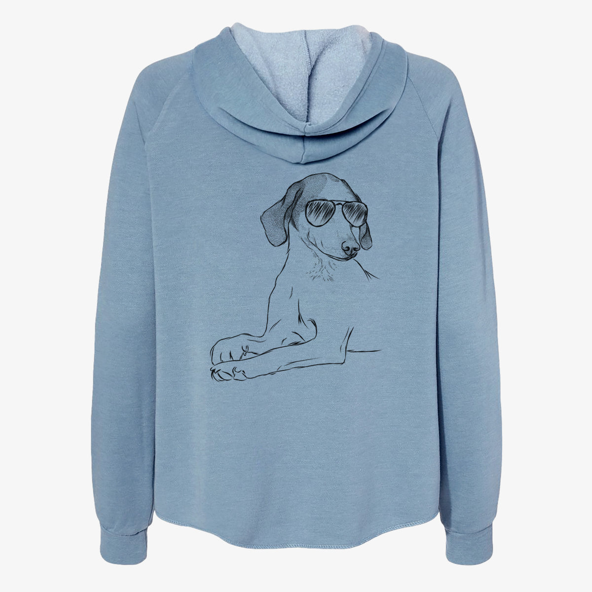 Opie the Foxhound - Women's Cali Wave Zip-Up Sweatshirt