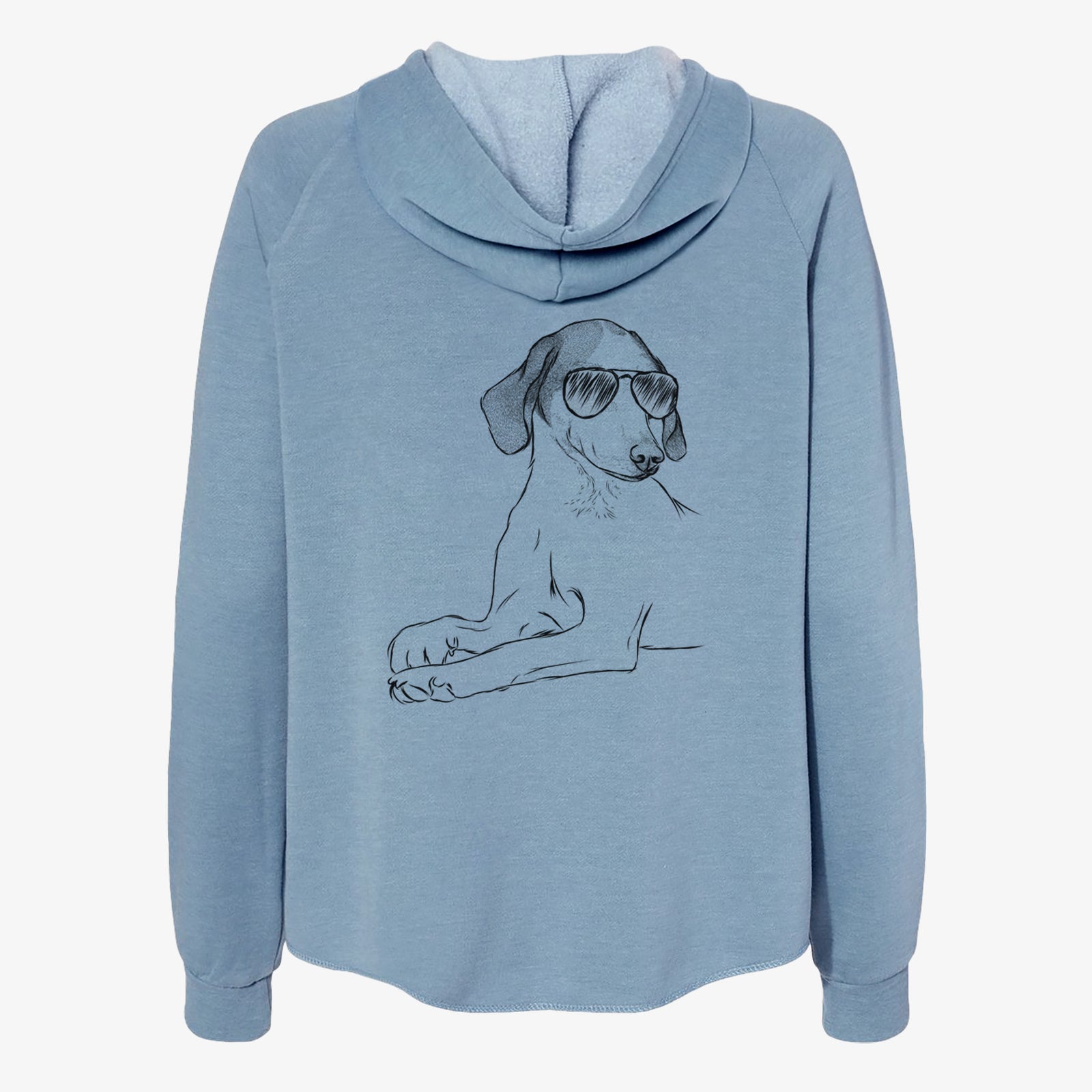 Opie the Foxhound - Women's Cali Wave Zip-Up Sweatshirt