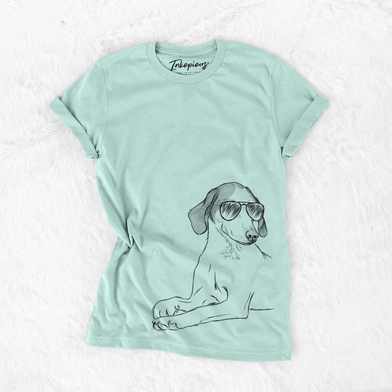 Aviator Opie the Foxhound - Unisex Crewneck