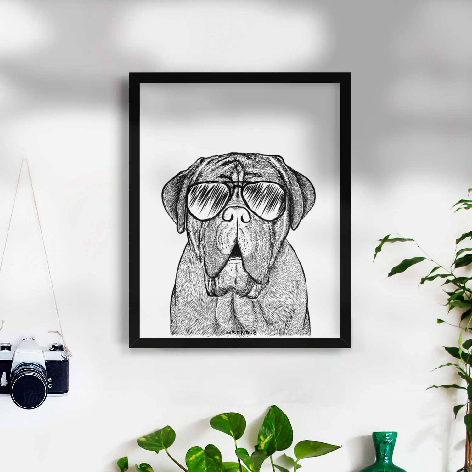 Optimus the Dogue de Bordeaux Art Print