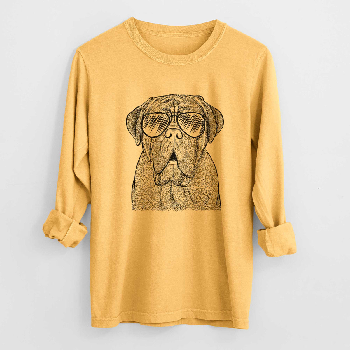 Aviators Optimus the Dogue de Bordeaux - Heavyweight 100% Cotton Long Sleeve