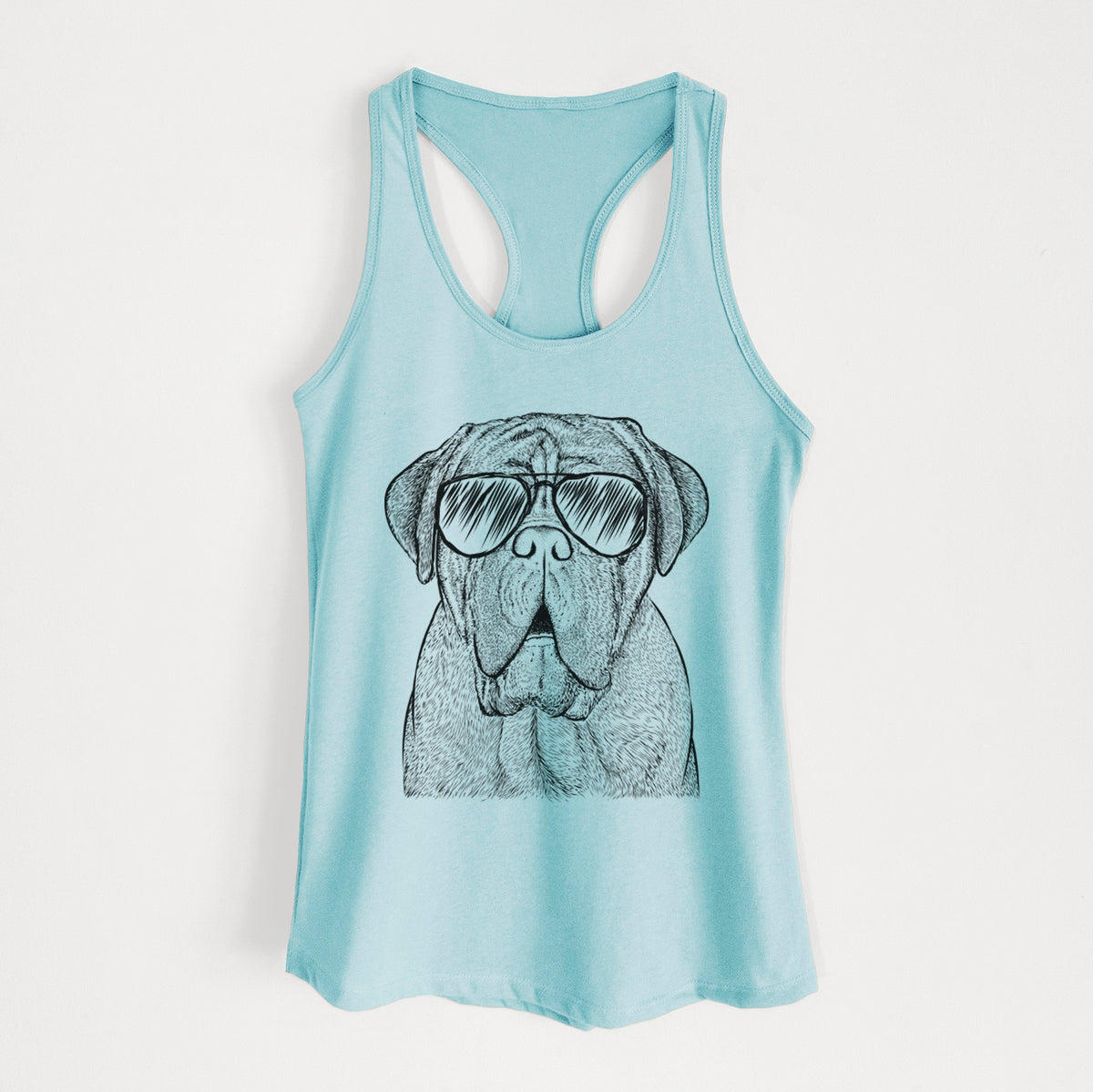 Optimus the Dogue de Bordeaux - Women's Racerback Tanktop