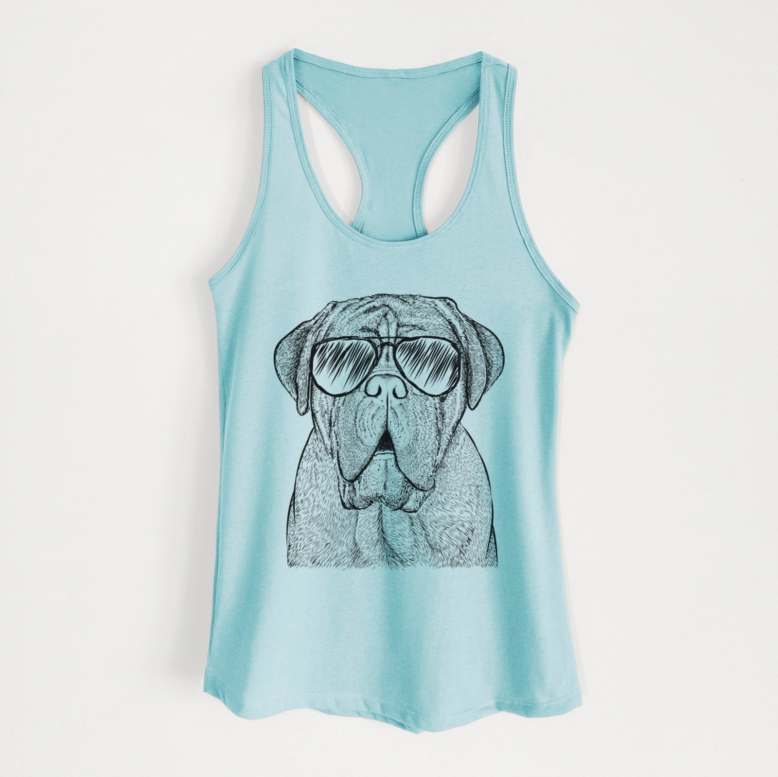 Optimus the Dogue de Bordeaux - Women's Racerback Tanktop