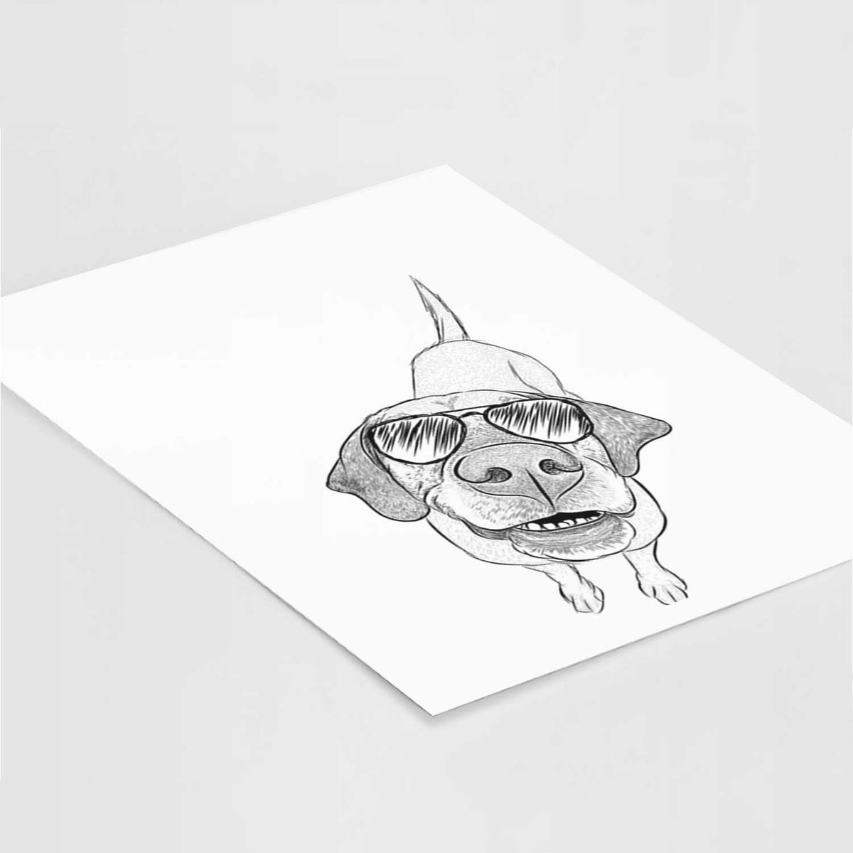 Oquirrh the Vizsla Art Print