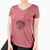 Aviator Oquirrh the Vizsla - Women's V-neck Shirt