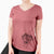 Aviator Oquirrh the Vizsla - Women's V-neck Shirt