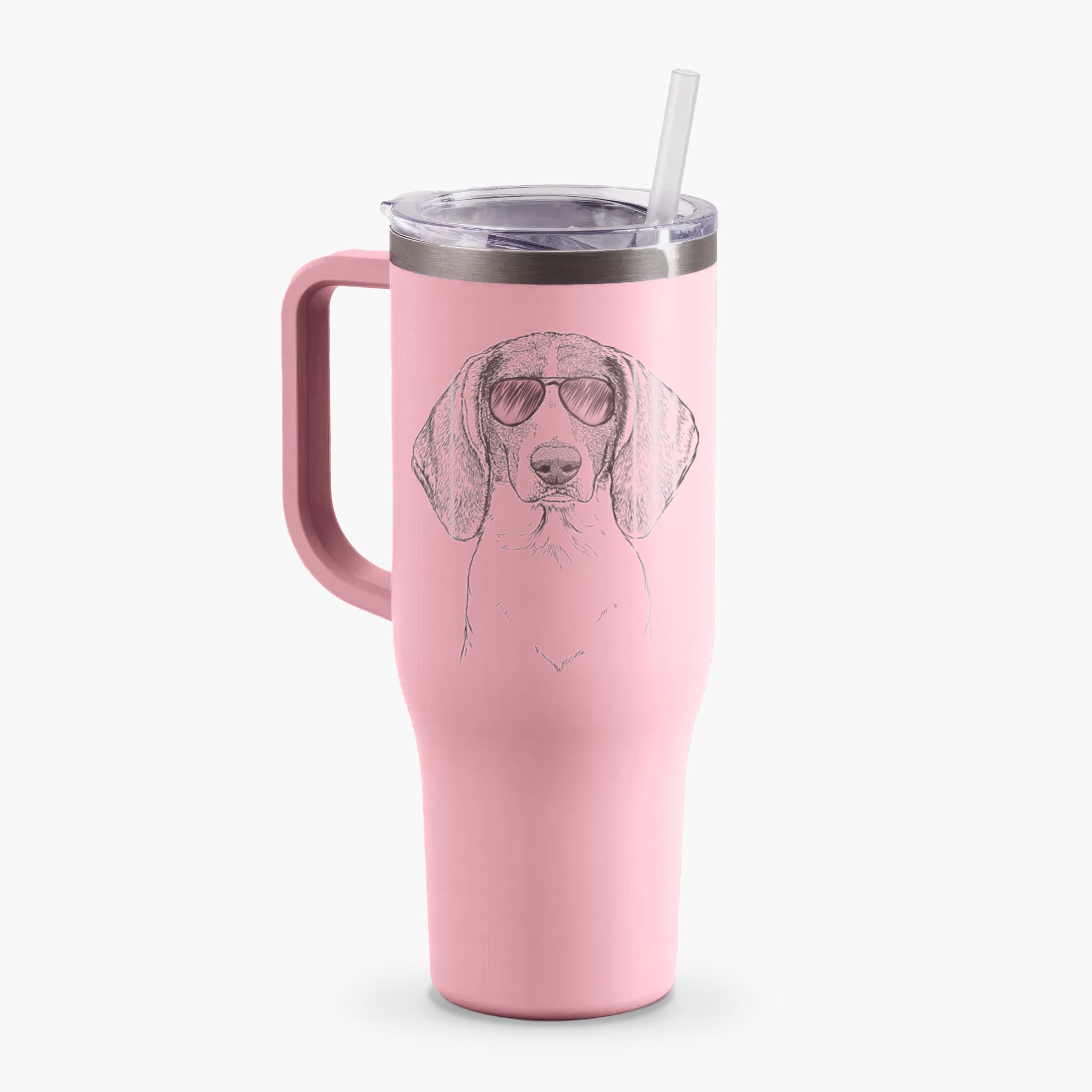 Orin the Treeing Walker Coonhound - 40oz Tumbler with Handle