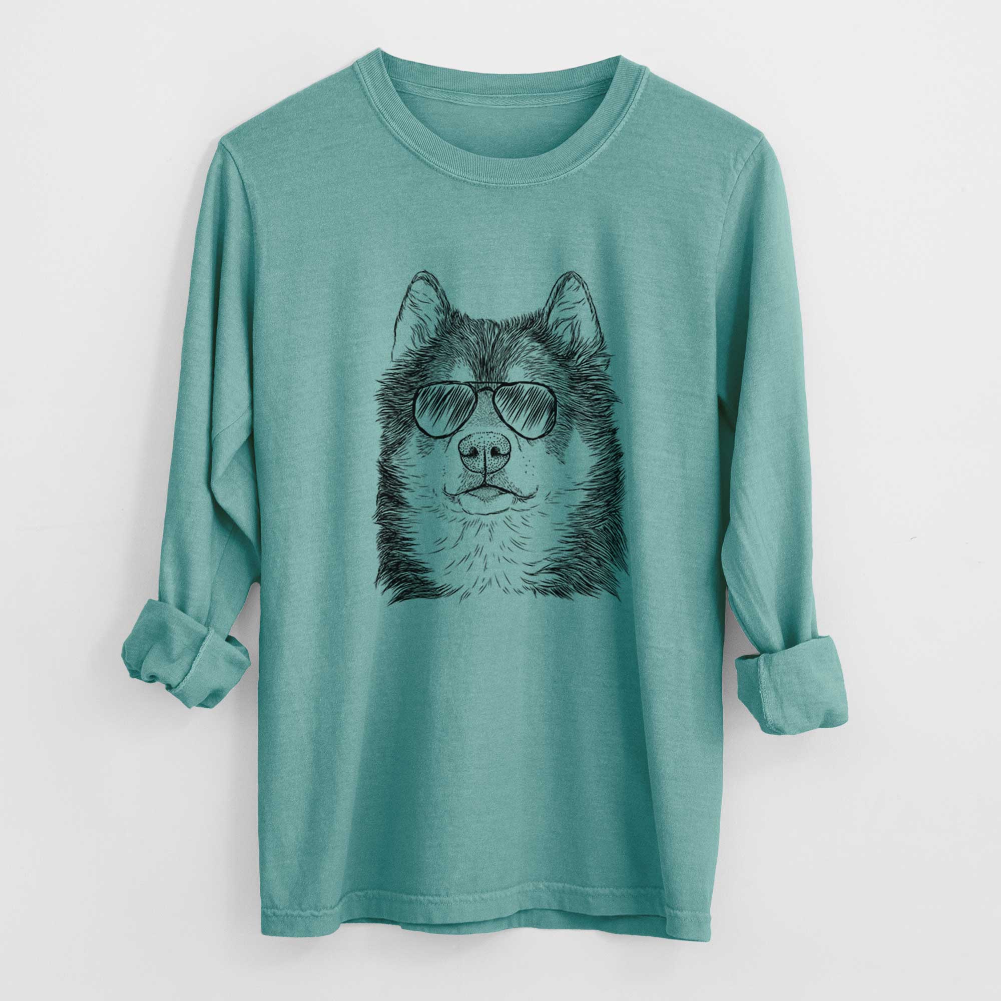 Aviators Oskar the Canadian Eskimo Dog - Heavyweight 100% Cotton Long Sleeve