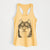 Oskar the Canadian Eskimo Dog - Women's Racerback Tanktop