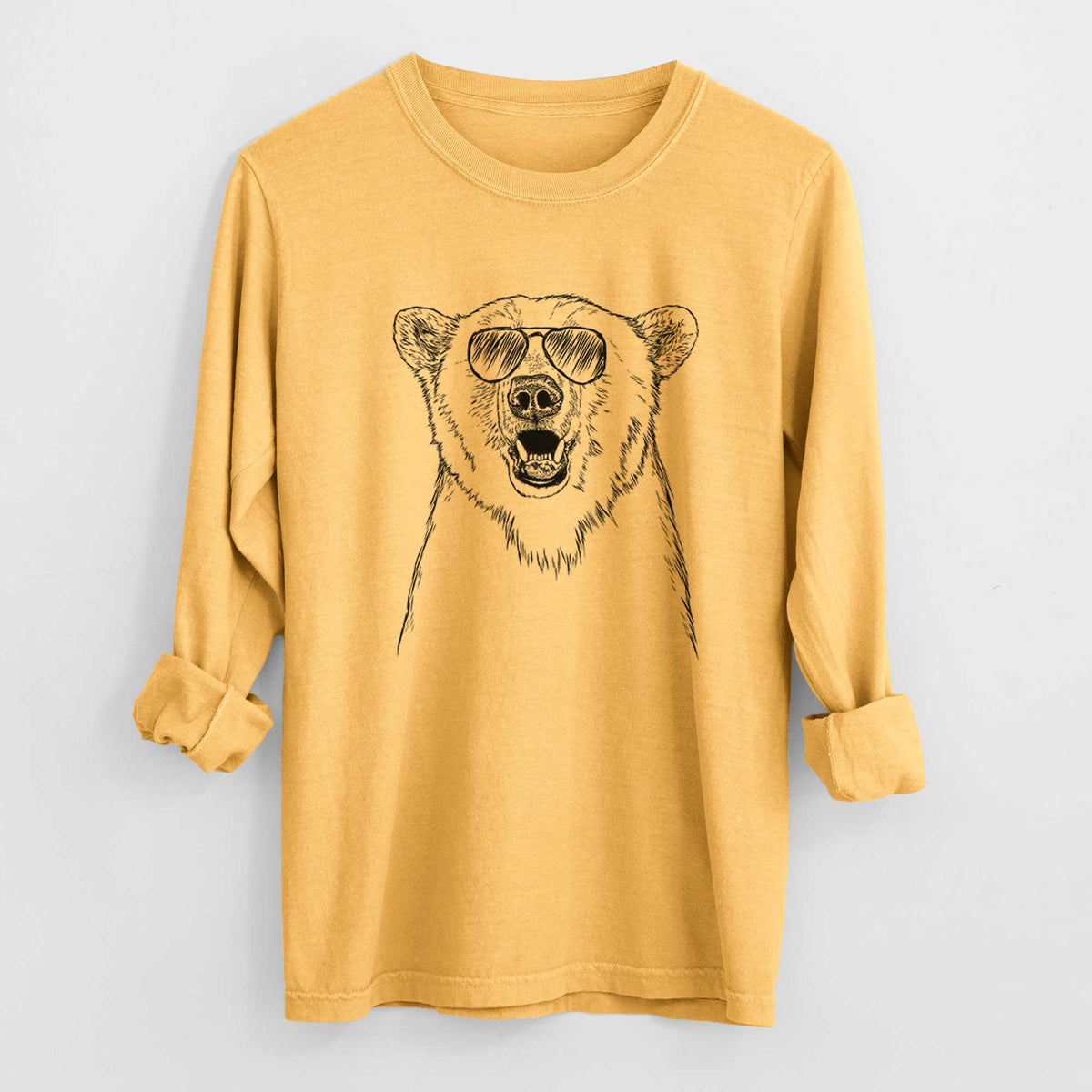 Aviators Oslo the Polar Bear - Heavyweight 100% Cotton Long Sleeve