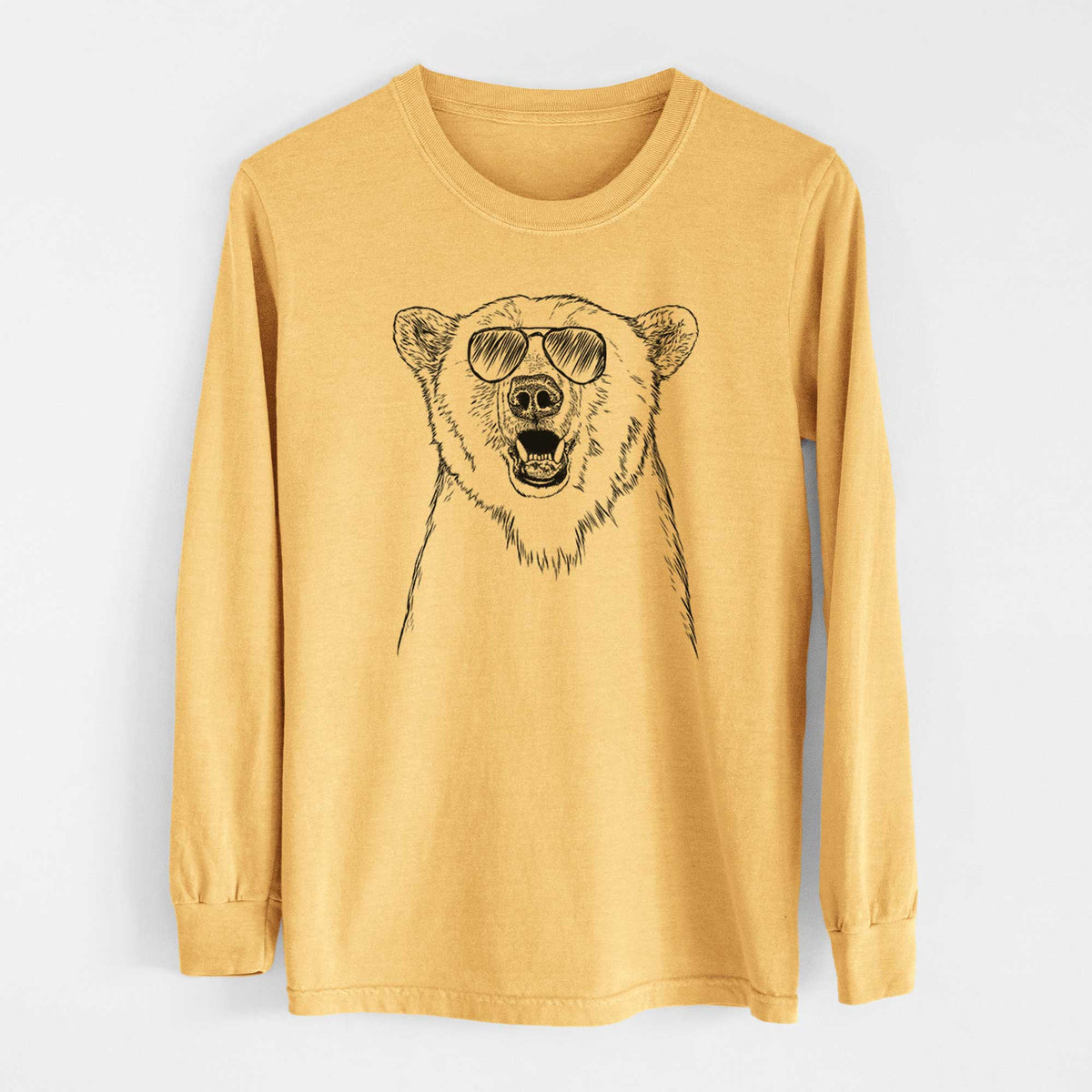 Aviators Oslo the Polar Bear - Heavyweight 100% Cotton Long Sleeve