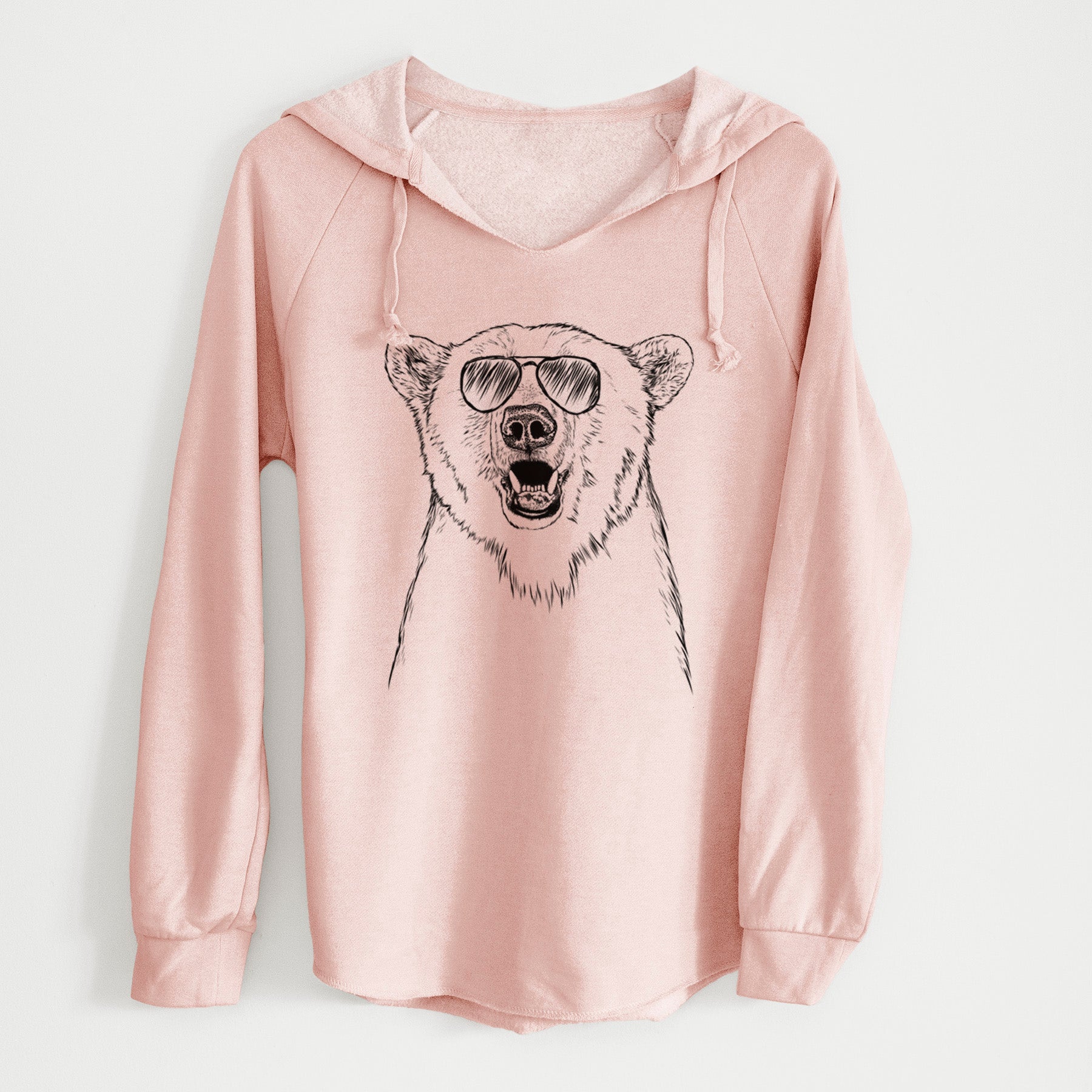 Aviator Oslo the Polar Bear - Cali Wave Hooded Sweatshirt