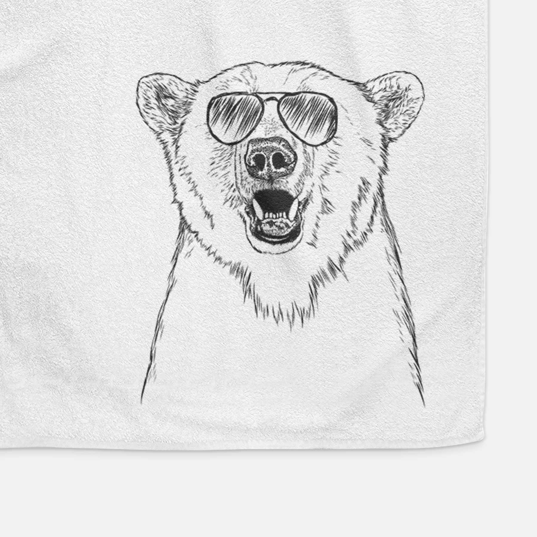 Oslo the Polar Bear Decorative Hand Towel