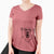 Aviator Oslo the Polar Bear - Women's V-neck Shirt