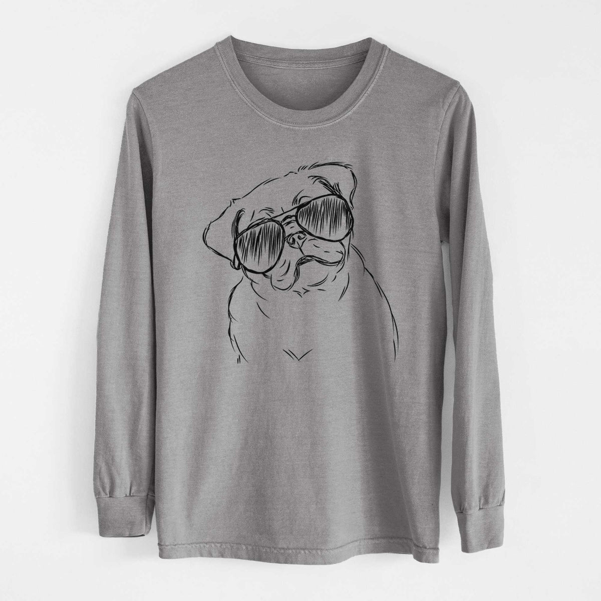 Aviators Otis the Pug - Heavyweight 100% Cotton Long Sleeve