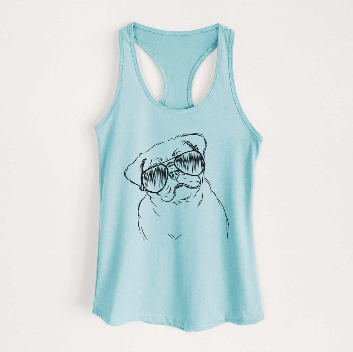 Otis the Pug - Women's Racerback Tanktop
