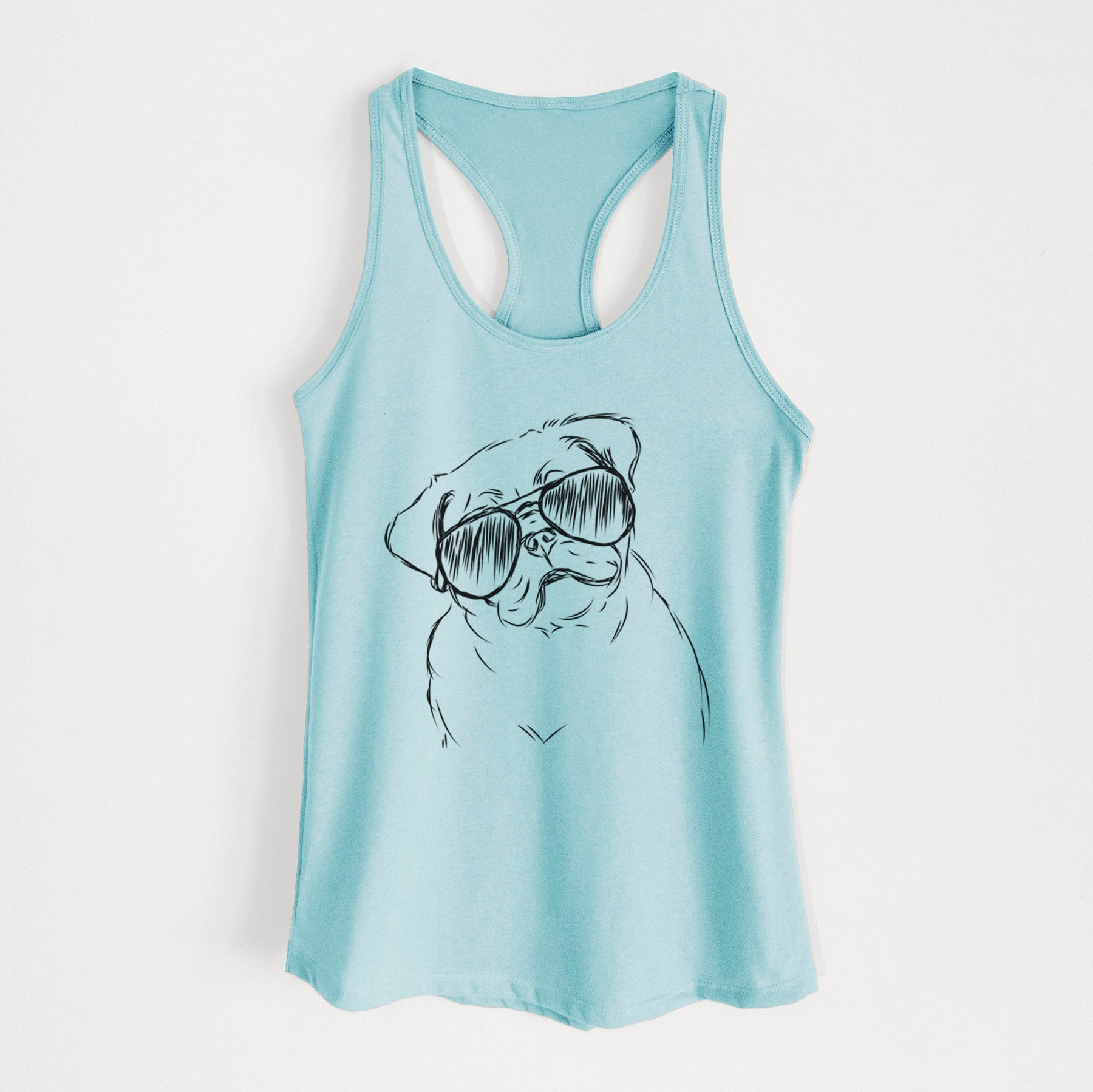 Otis the Pug - Women's Racerback Tanktop