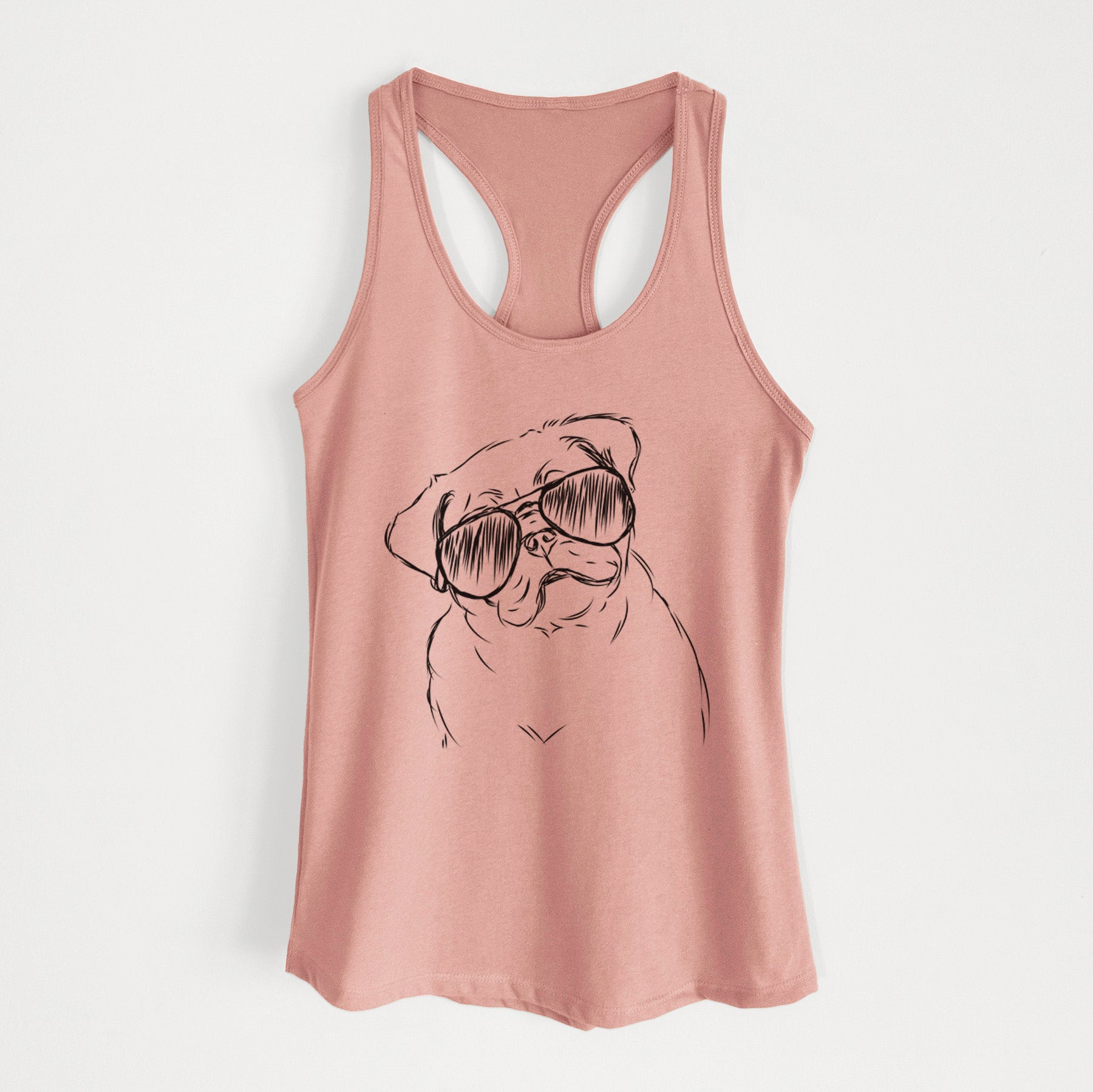 Otis the Pug - Women's Racerback Tanktop