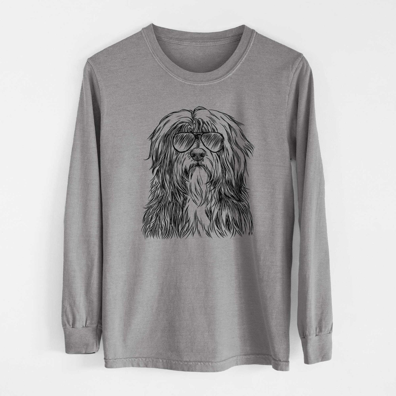 Aviators Otto the Polish Lowland Sheepdog - Heavyweight 100% Cotton Long Sleeve