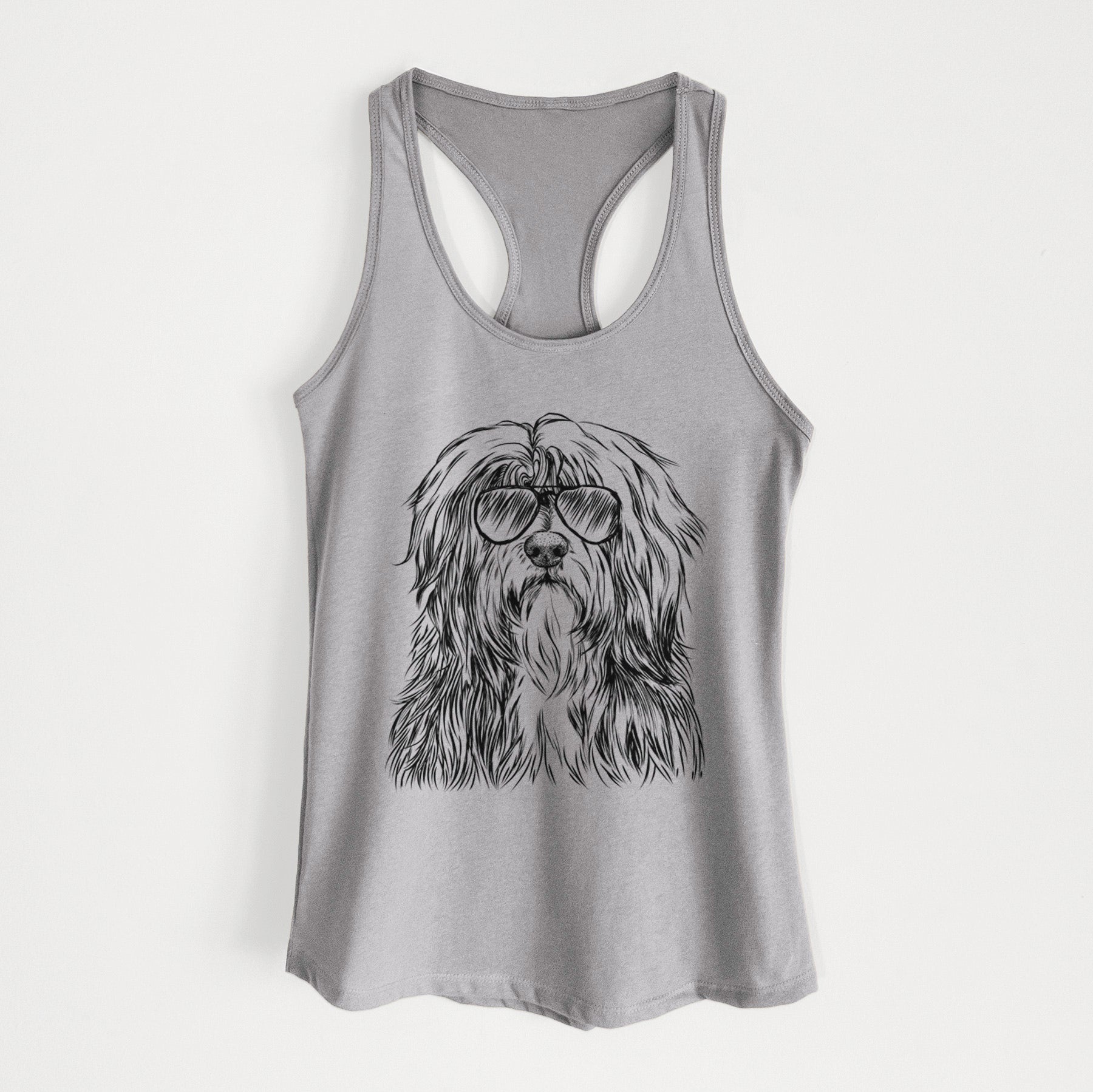 Otto the Polish Lowland Sheepdog - Women's Racerback Tanktop